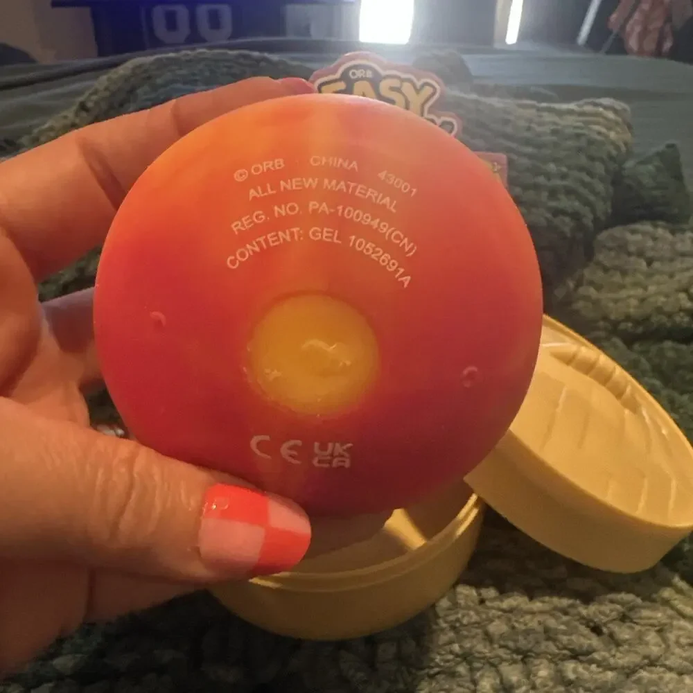 Orb Easy Squeeze Tie Dye Dumplings Toy Pack [Red/Orange Color] Kohls Tie Dye